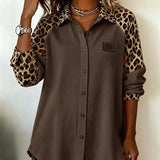 Aria - Elegantná Leopard Košela