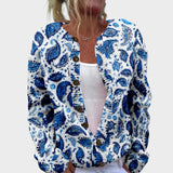 Marija | Jesenný kvetinový kardigán