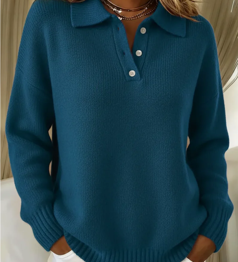 Olivia | Elegantný polo sveter