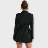 Zélia | Blazer Šaty s V- výstrihom