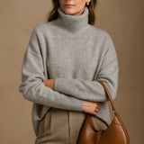 Roze - Elegantný Cashmere Pulóver
