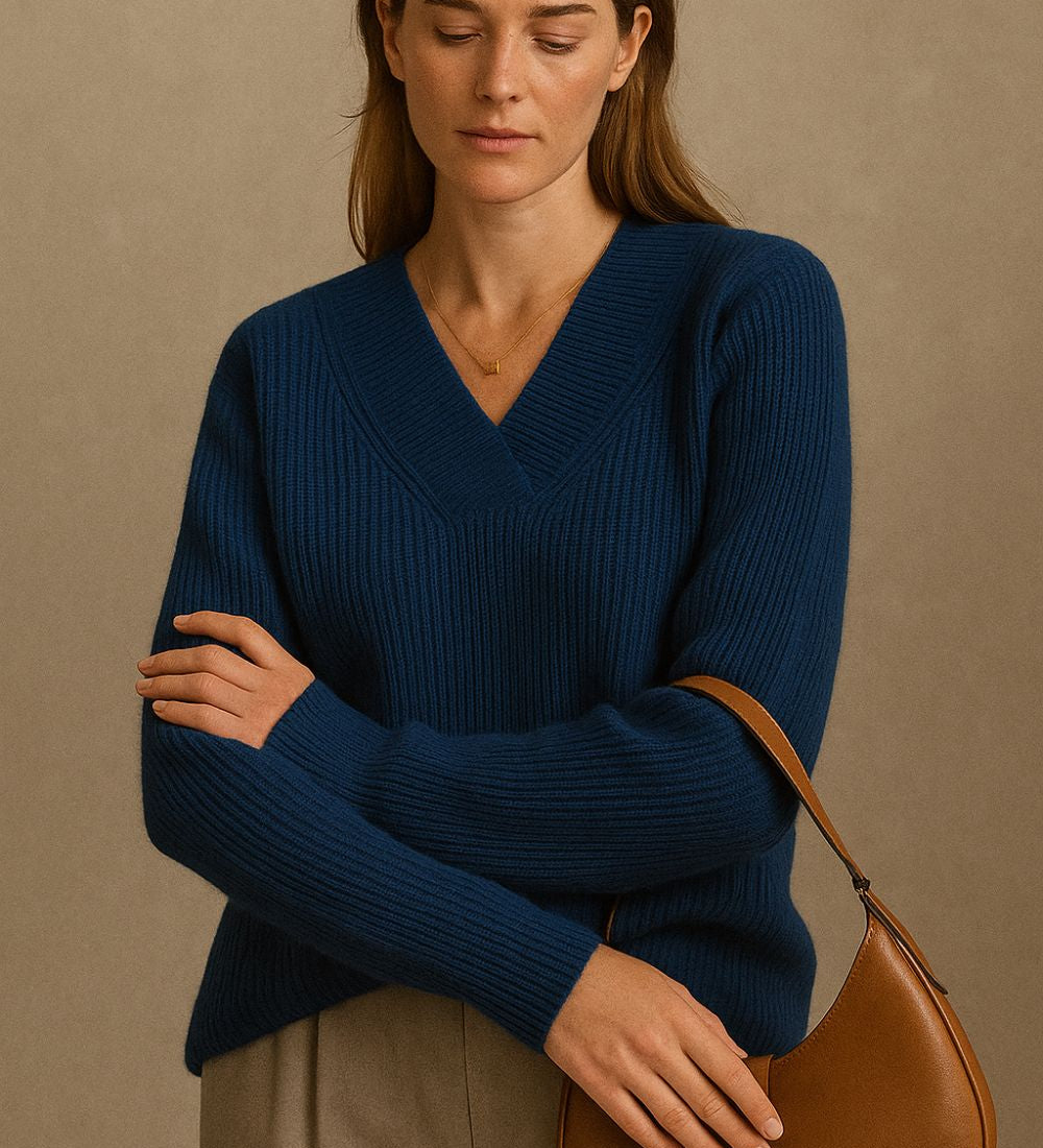 Éliane - Emerald Kašmírny Pulover