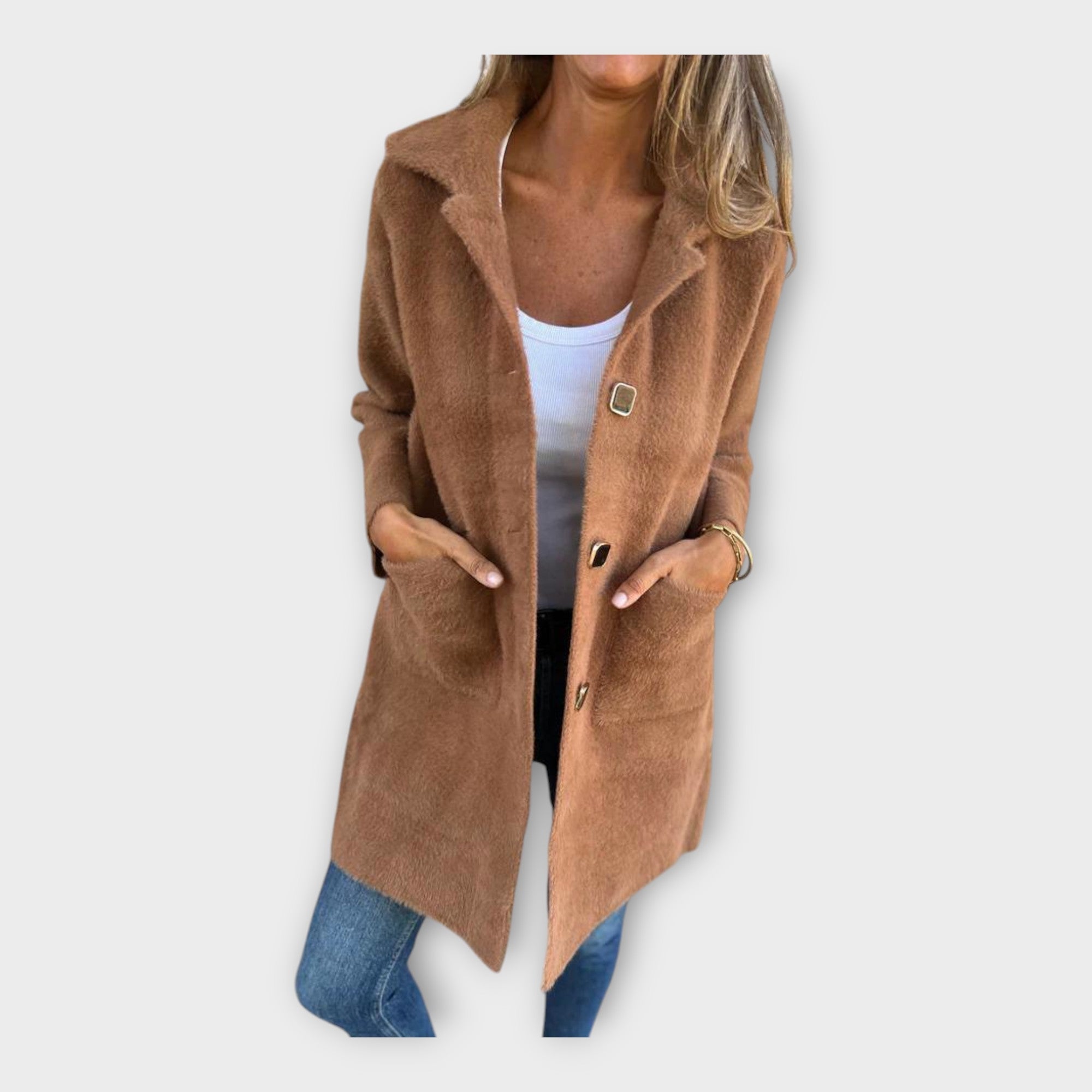 Kertu | Elegantný kabát s gombíkom