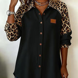 Aria - Elegantná Leopard Košela