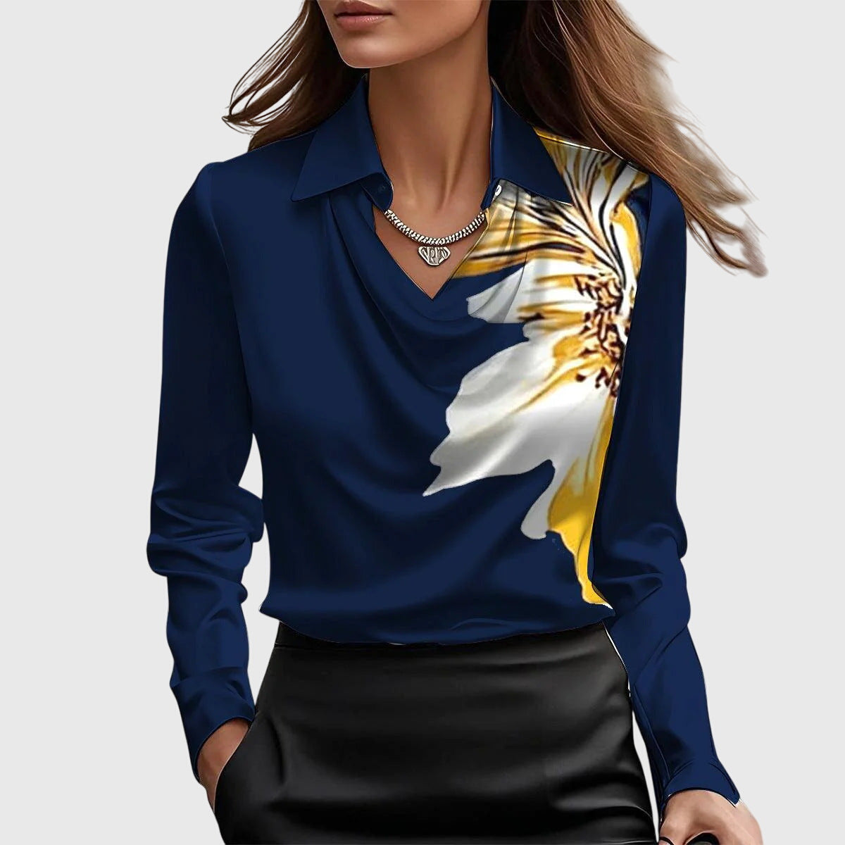 Brooklyn | Elegantná saténová blúzka