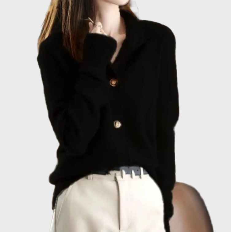 Elegantný a pohodlný pletený vest