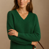Éliane - Emerald Kašmírny Pulover