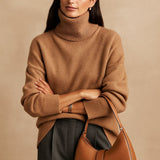Roze - Elegantný Cashmere Pulóver