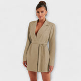Zélia | Blazer Šaty s V- výstrihom