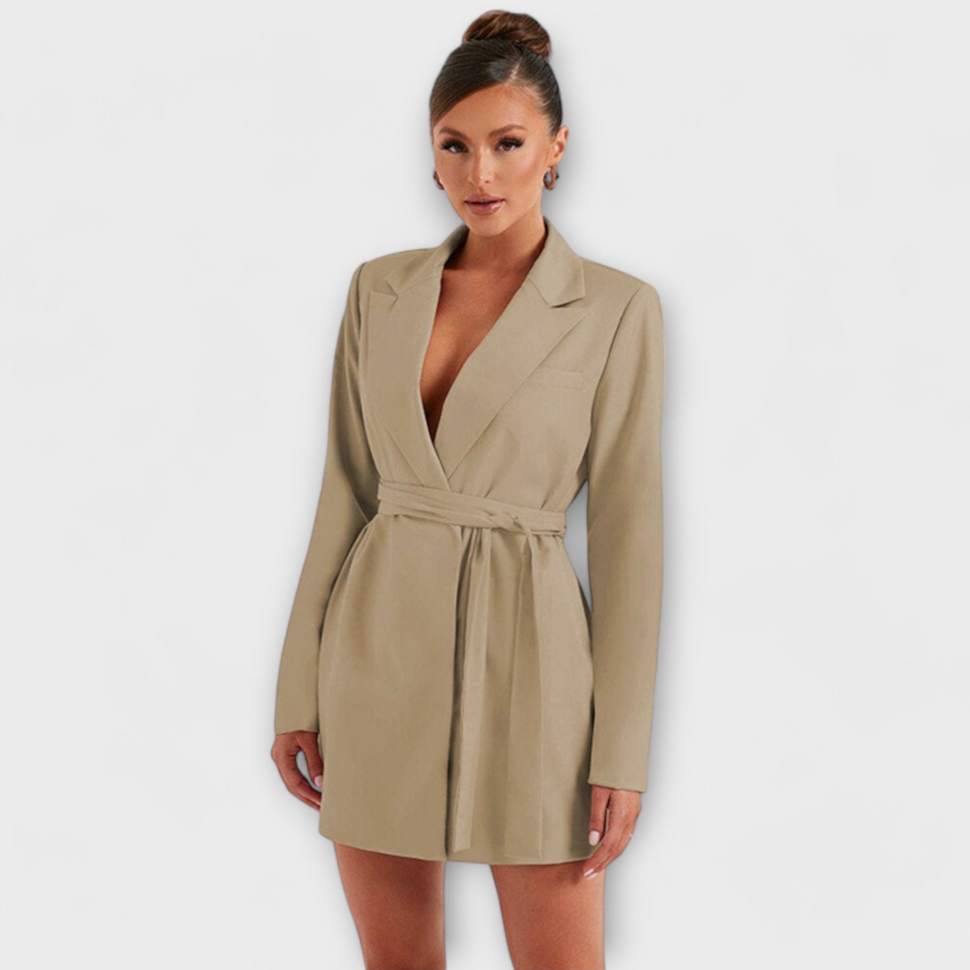 Zélia | Blazer Šaty s V- výstrihom