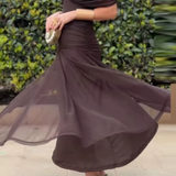 Louise | Elegantné maxi šaty s V-výstrihom