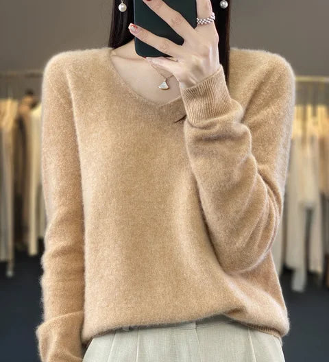 Elena - Elegantný Dlhý Pulóver