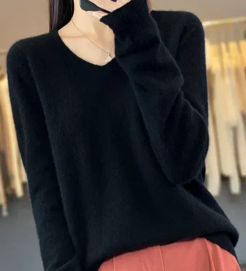 Elena - Elegantný Dlhý Pulóver