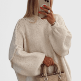 Cassia™ | Oversized sveter s balónovými rukávmi