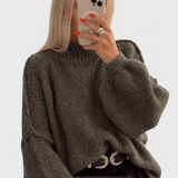 Cassia™ | Oversized sveter s balónovými rukávmi