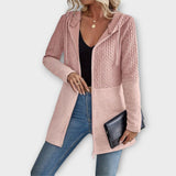 Mariliis | Elegantná bunda s kapucňou a modernými detailmi