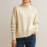 Candice - Mäkký Oversize Pulóver z Kašmíru