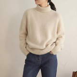 Candice - Mäkký Oversize Pulóver z Kašmíru