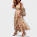 Lola | Boho maxi šaty z čipky