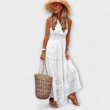 Lola | Boho maxi šaty z čipky