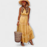Lola | Boho maxi šaty z čipky