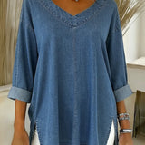 Lina | Casual denim top
