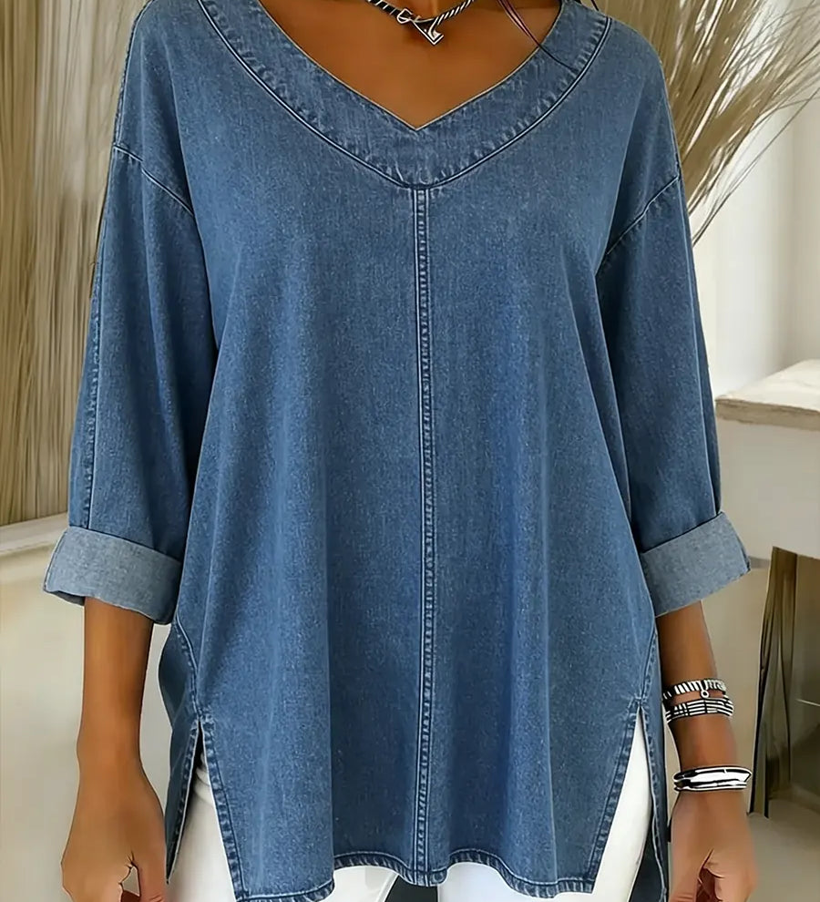 Lina | Casual denim top