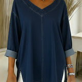 Lina | Casual denim top