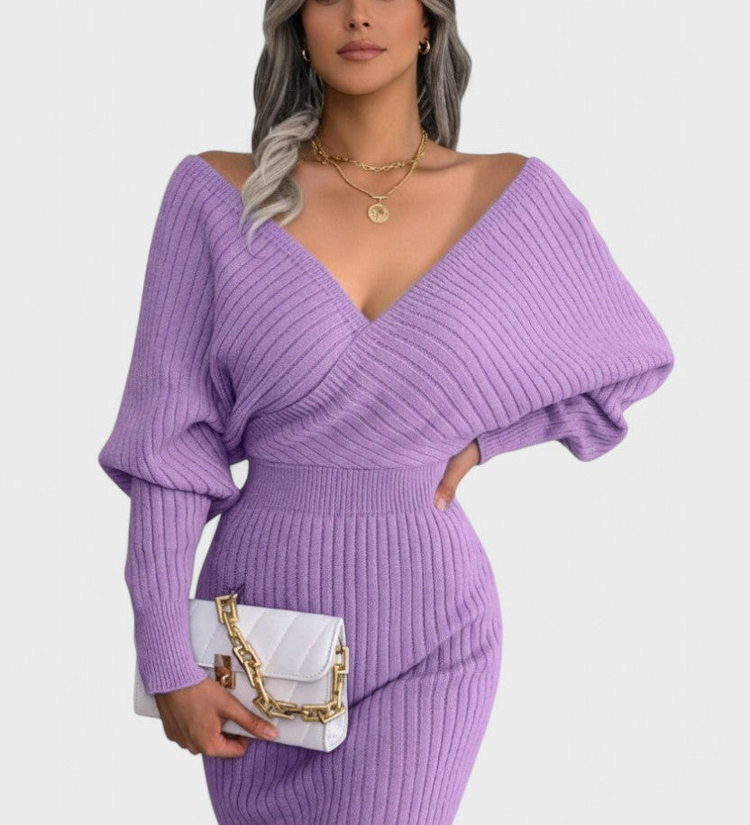 Klara™ | Elegantné šaty s V-výstrihom