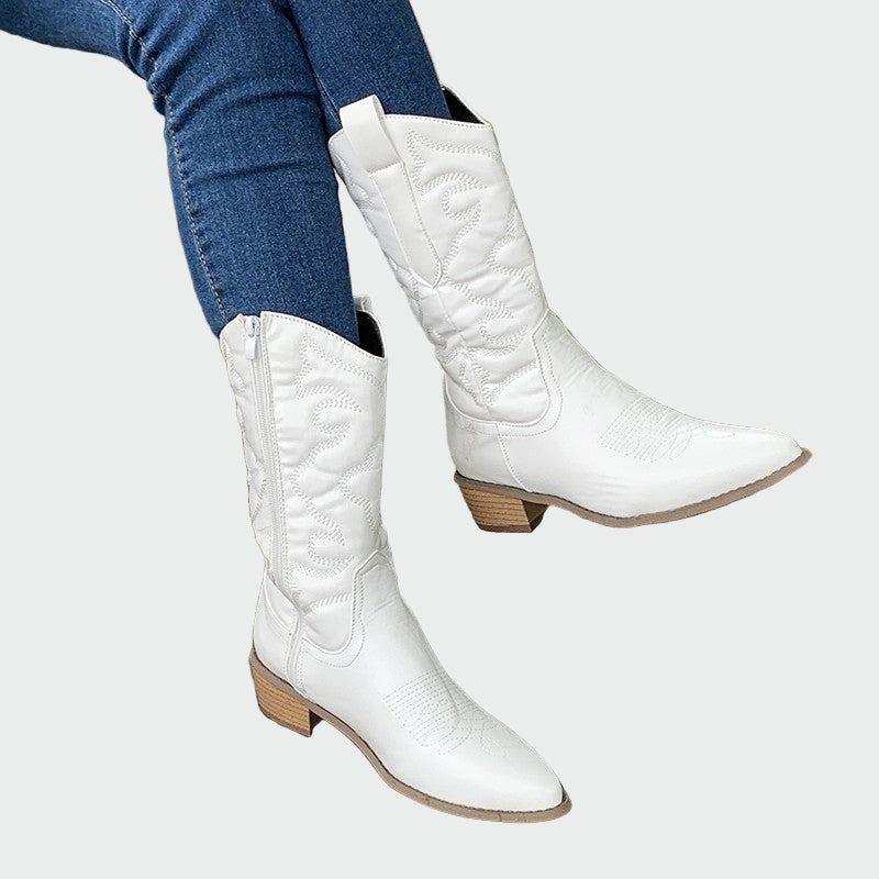 Cveta | Denim nohavice s metalickými detailmi